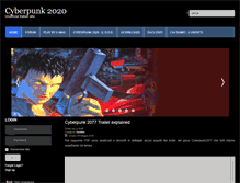 Tablet Screenshot of cyberpunk2020.org
